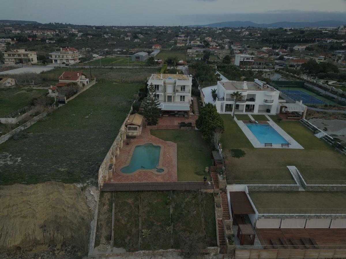 Luxurious Villa By The Sea Ποσειδωνία Εξωτερικό φωτογραφία